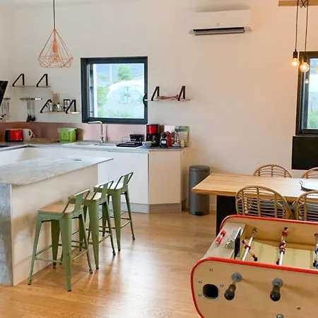 Casavostra Piscine Bbq Petanque A 5km De La De Sable De Calvi カロンザナ